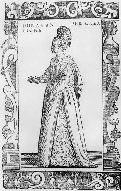 Lady of the House, 1590 by Cesare Vecellio